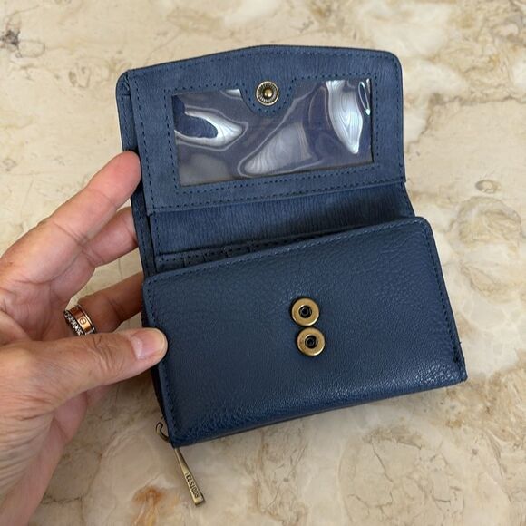 Roots 73 RFID Vegan Leather Compact Tri-Fold Wallet - Picture 9 of 15